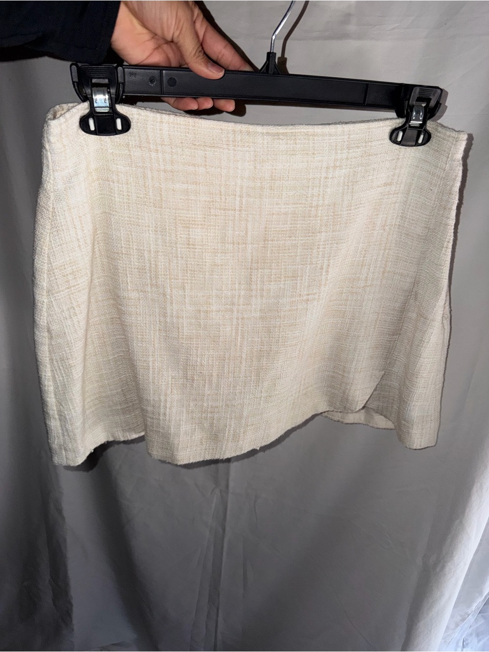 Cream tweed skort from Abercrombie & Fitch
